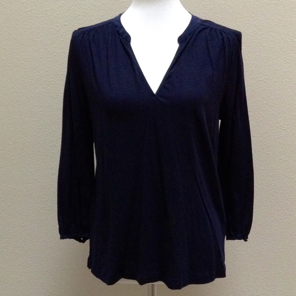 J. Crew Tops - J. Crew Navy Top